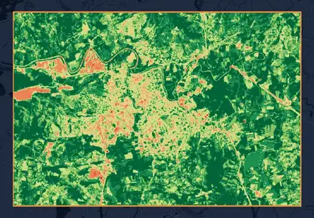 KMZ katmanı: Bartın NDVI haritası, Haziran 2024.
